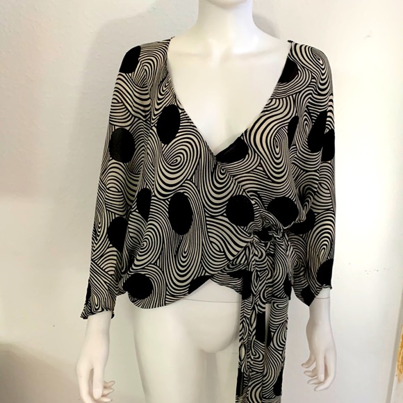 andmary Samantha ribbon tops